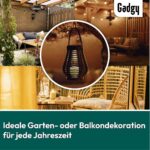 Gadgy Solar Laternen 2er Set – Wetterfeste LED Solarleuchten für Garten & Balkon – Bild 4