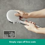 hansgrohe Croma 100 Duschkopf mit 4 Strahlarten – Premium Handbrause mit QuickClean – Bild 8