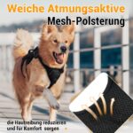 rabbitgoo Hundegeschirr Grösse M mit Tragegriff – Sicherheitsgeschirr für mittlere Hunde – Bild 8