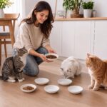 AHX Keramik-Katzennäpfe Set 6er – Schnurrhaarfreundlich & spülmaschinenfest – Bild 8