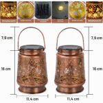 SyouHome 2er Set Solar Laternen Kolibri & Schmetterling – IP65 Wasserdicht für Garten – Bild 6