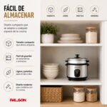 PALSON Risottomaker 750W – Multifunktionaler Reiskocher & Dampfgarer für Familie – Bild 5