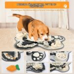 Idota Schnüffelteppich Blütenform 60x60 cm – Intelligenzspielzeug für Hunde & Katzen – Bild 4