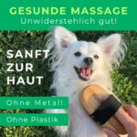 BUDDY BRUNO Hundebürste Langhaar mit Naturborsten – Entfilzungsbürste Made in Germany – Bild 5