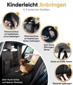 HELDENWERK Autoschondecke Hund Rücksitz – Wasserdicht, Kratzfest & Universal für alle Fahrzeuge – Bild 5