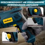 Enventor Schlagbohrmaschine 900W – 2-in-1 Bohrhammer mit 36 Zubehörteilen & 360° Griff – Bild 5