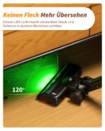 ElecKeys Akku Staubsauger 55KPa/650W, 65 Min Laufzeit – Kabellos Faltbar für Tierhaare – Bild 9