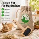 Kaninchenwiese Fellwechsel-Bürste für Kaninchen & Meerschweinchen – Tierärztlich getestet – Bild 5