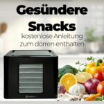 Nebula Dörrautomat 400W mit 6 Edelstahl-Ebenen – Digitales Dörrgerät für Obst, Gemüse & Fleisch – Bild 6