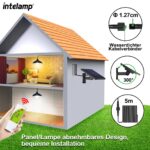 INTELAMP Solar-Hängelampe mit Fernbedienung – LED Pendelleuchte für Aussen & Innen – Bild 3
