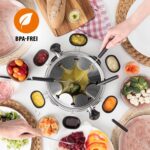 Tristar FO-1109 Fondue-Set 1400W – Edelstahl für 8 Personen mit Saucenring – Bild 5