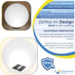 Esotec Solar-Leuchtkugeln 3er Set Ø20/30/40 cm – RGB LED mit 8 Std. Akkulaufzeit – Bild 5
