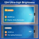 SANSI Solar-Poolleuchte mit Fernbedienung – IP68 RGB Unterwasserlicht, 150° Weitwinkel – Bild 3