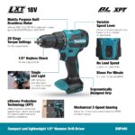 Makita DHP490Z 18V Li-Ion LXT Akku-Kombi-Bohrmaschine – Kompakt & Leistungsstark – Bild 3