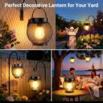 GEARLITE Solarlampen 2er-Set mit LED – IP65 Wasserdicht, 800mAh, Warmweiss für Garten & Balkon – Bild 7