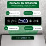 Kwasyo DA 1000 Dörrautomat Edelstahl – XXL-Kapazität 1,8 m² mit LED-Display & Rezeptheft – Bild 5