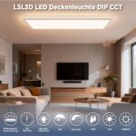 L5L3D LED Deckenleuchte 56x20cm 16W 3000lm – Flaches Panel mit Backlight für Küche & Büro – Bild 2