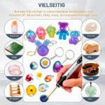 Uolor Elektro-Bohrstift mit 5-Gang bis 30.000 U/min – Präzisions-Handbohrmaschine mit 10 HSS-Bohrern – Bild 4