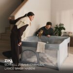 Kinderkraft ZIKI Reise-Laufstall – Faltbares Laufgitter mit Tragetasche für Zuhause & Unterwegs – Bild 4