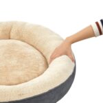 Feandrea Donut-Hundebett Ø 70 cm – Ergonomisches Katzenbett in Dunkelgrau – Bild 9