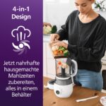 AVENT 4-in-1 Babynahrungszubereiter mit Dampfgarer & Mixer – Schonend zubereitet für gesunde Beikost – Bild 2