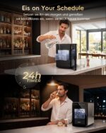 ecozy 50mm Eiswürfelmaschine – Kristallklare Klareiswürfel mit CrystalFlux für Premium Home Bar – Bild 5