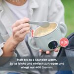 Nuvita Pappa'n'Go Babykostwärmer – Aufladbar, Wasserdicht, Temperatursteuerung für unterwegs – Bild 4