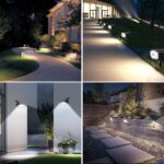 Fratink 4er Set Solarstrahler mit Bewegungsmelder – 43LED IP65 wasserdicht für Garten & Außenbereiche – Bild 6