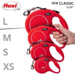 flexi Classic L Hundeleine 8m Gurt – Ausziehbare Roll-Leine für Hunde bis 50 kg – Bild 5