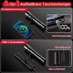 Shadowhawk S1479 LED-Taschenlampe 500000 Lumen – 1000m Reichweite & 24h Laufzeit – Bild 5