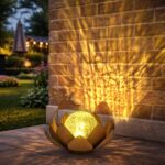 GIGALUMI Fairy Lotus Solarleuchte – IP44 Gartenleuchte mit Warmweiss für Aussen – Bild 6