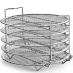 Goldlion Dehydrator Rack Edelstahl – 5-schichtiges Zubehör für Ninja Foodi & Instant Pot