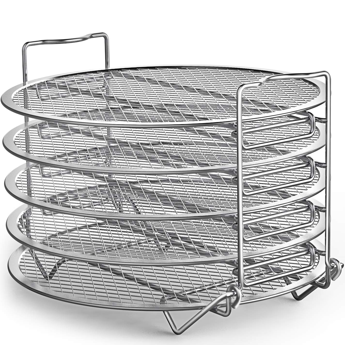 Goldlion Dehydrator Rack Edelstahl – 5-schichtiges Zubehör für Ninja Foodi & Instant Pot