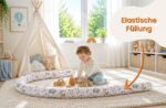 200 cm Bettschlange Totsy Baby – Handmade Baumwolle mit Sternenmuster für Babybett & Kinderzimmer – Bild 5