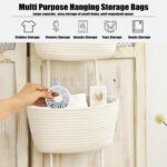 AARAINBOW 3er Wandbehang Baumwollkörbe – Boho Hängekorb Organizer für Wand & Tür – Bild 5