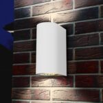 B.K.Licht Aussenwandlampe mit GU10 – 800 Lumen warmweisses Licht für Eingang & Garten – Bild 5