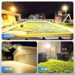 HOPEDAMAI 100W LED Flutlicht Außen – 14000 Lumen IP67 Wasserdicht für Garten & Hof – Bild 6
