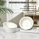 Xnqelerate Erhöhter Katzennapf 3er Set – Ergonomische Futterstation mit Keramik & Bambus – Bild 6