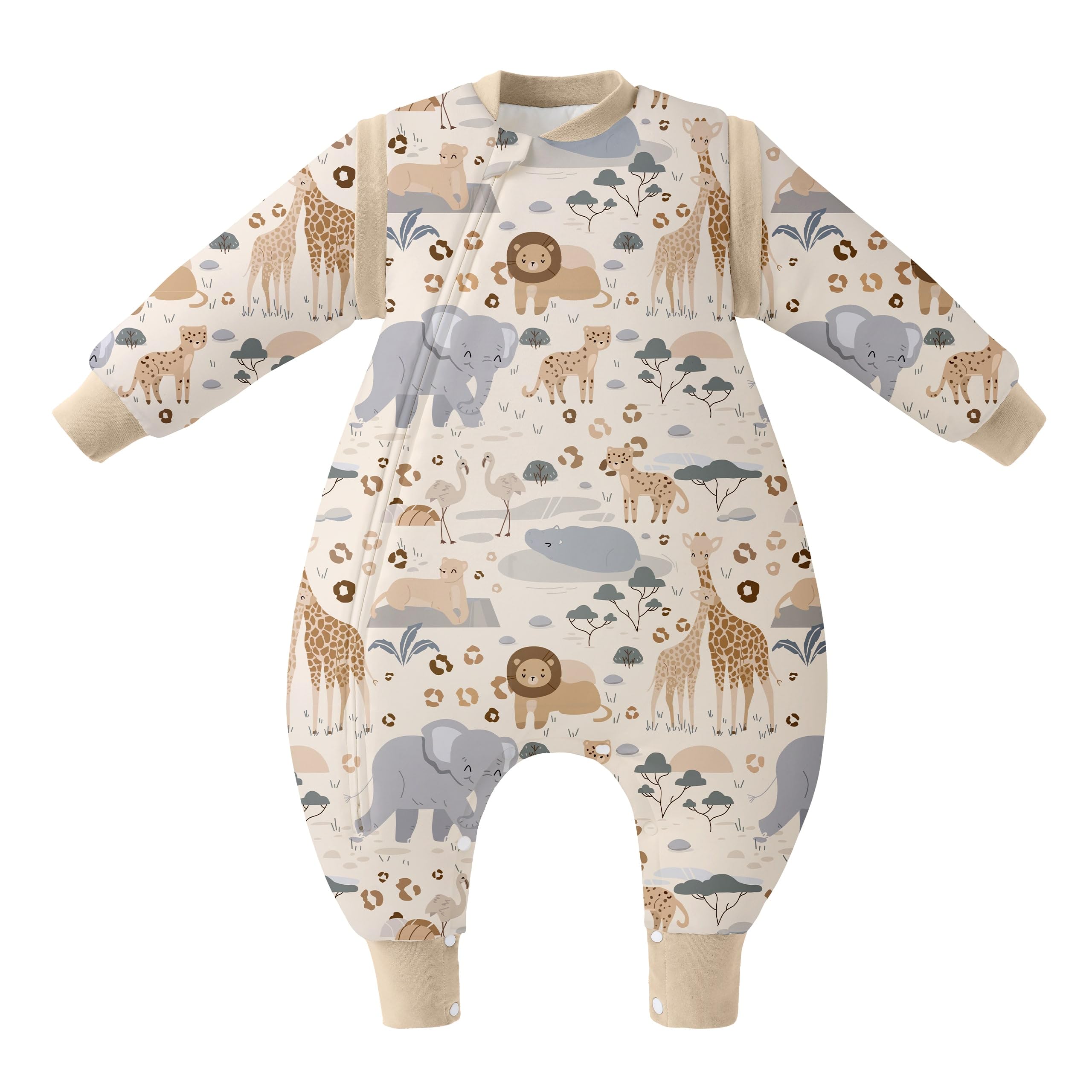 Unnivoll Babyschlafsack 90 cm Winter mit Füssen 2,5 Tog – Warm & Sicher für 3–4 Jahre