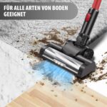 Qimu Akku-Staubsauger 45000Pa – Kabellos mit 40 min Laufzeit & Anti-Tangle-Bürste – Bild 2