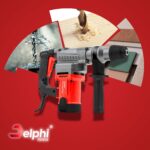 Delphi Bohrhammer SDS Plus 2200W – 3-in-1 Elektrowerkzeug mit Zubehörset & Koffer – Bild 5