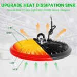 100W UFO LED Werkstattlampe 15000lm 6000K – Superhelle Hallenbeleuchtung IP65 – Bild 4