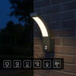 Miratic LED-Wandleuchte mit PIR-Bewegungsmelder – 800 lm Warmweiss IP54 Aussenschutz – Bild 9