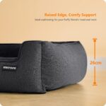 HMTOPE Hundebett XL 110x86cm – Orthopädisches Hundesofa mit abnehmbarem Bezug – Bild 4
