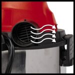Einhell TC-VC 1930 SA Nass-Trockensauger 1500 W – 30 L Edelstahl für Werkstatt & Haus – Bild 6