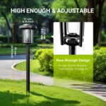Solpex 6er Set LED Solarleuchten für Garten – Warmweiss Wegbeleuchtung mit automatischer Steuerung – Bild 4