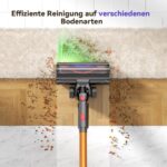 TechRise Akku-Staubsauger 45000Pa mit Anti-Tangle-Bürste – 60 Min Laufzeit für Tierhaare & Teppiche – Bild 3