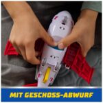 PAW PATROL Air Rescue – Marshalls Feuerwehr-Rettungsflugzeug mit Geschoss-Abwurf & Figur – Bild 5