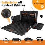 DATEFUN Kofferraumschutz für Hunde – 190x102 cm Universaldecke mit Seitenschutz – Bild 2