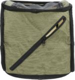 TRIXIE Transporttasche 27×32×27 cm – Beige/Olivgrün mit Holzsitzstange & Seitentasche – Bild 3